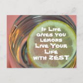 Als het leven je luiers je leven geeft met Zest Briefkaart (Voorkant)