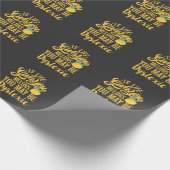 Als het leven je meloenen geeft, kan je dyslexisch cadeaupapier (Hoek)