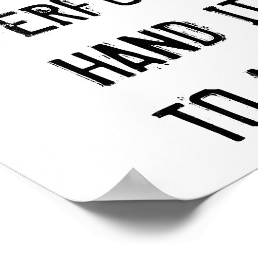 Als het leven je parfum geeft, geef het aan mij. : poster (Hoek)