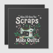 Als het leven je restjes geeft, maak dan quilts me (Voorkant / Achterkant)