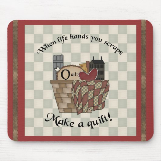 Als het leven je scheurt muismat (Voorkant)