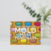 ALS HET LEVEN JE SCHIMMEL GEEFT BRIEFKAART (Staand voorkant)