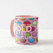 Als het leven je schimmel geeft Leuk Koel Meisjesa Mok (Voorkant links)