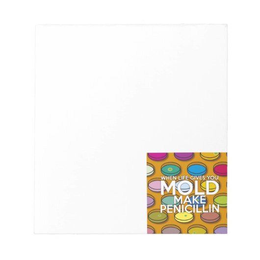 ALS HET LEVEN JE SCHIMMEL GEEFT, MAAK DAN PENICILL NOTITIEBLOK (Voorkant)