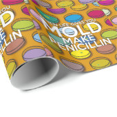 ALS HET LEVEN JE SCHIMMEL GEEFT, MAK DAN PENICILLI CADEAUPAPIER (Rol Hoek)