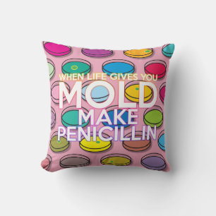 Als het leven je schimmel geeft Positieve spreuk m Kussen