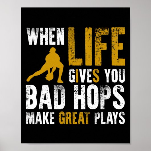 Als het leven je slechte hops geeft, maak dan gewe poster (Voorkant)