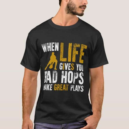 Als het leven je slechte hops geeft, maak dan gewe t-shirt (Voorkant)