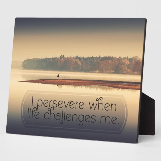 Als het leven me uitdaagt fotoplaat (Zijkant)