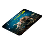 Als het leven moeilijk wordt, blijf dan zwemmen magneet (Linkerzijde)