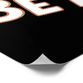 Als het leven moeilijk wordt, wees dan een Beer Poster (Hoek)