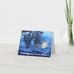 Als het leven naar beneden draait kaart