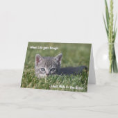 Als het leven ruw wordt, let dan op aankondiging (Voorkant)