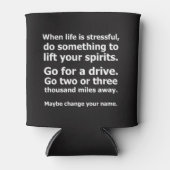 Als het leven stressvol is blikjeskoeler (Voorkant)