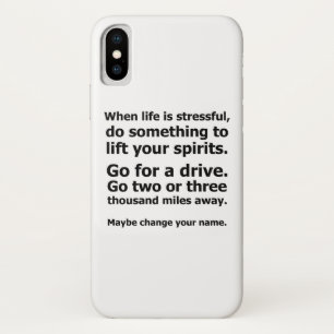 Als het leven stressvol is Case-Mate iPhone case