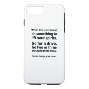 Als het leven stressvol is iPhone 8/7 plus hoesje