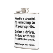 Als het leven stressvol is heupfles (Links)