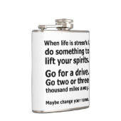 Als het leven stressvol is heupfles (Rechts)