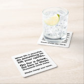 Als het leven stressvol is kartonnen onderzetters (Insitu)