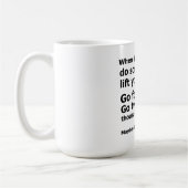 Als het leven stressvol is koffiemok (Links)
