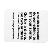 Als het leven stressvol is magneet (Horizontaal)