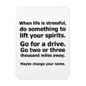 Als het leven stressvol is magneet (Verticaal)