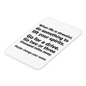 Als het leven stressvol is magneet (Linkerzijde)