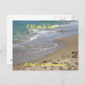 Als het leven te zwaar wordt Inspirerend Briefkaar Briefkaart (Voorkant / Achterkant)