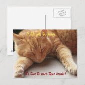 Als het leven te zwaar wordt Inspirerend Citaat ka Briefkaart (Voorkant / Achterkant)