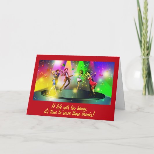 Als het leven te zwaar wordt Inspirerend Kaart (1) (Voorkant)