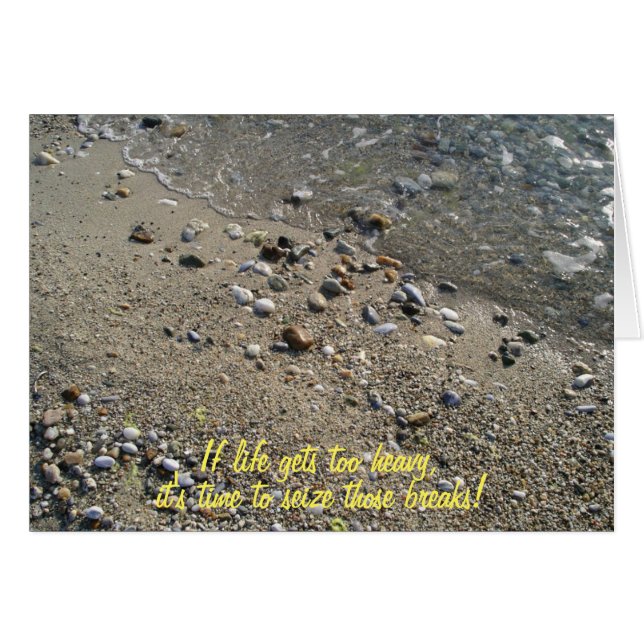 Als het leven te zwaar wordt Inspirerend Kaart (2) (Voorkant Horizontaal)