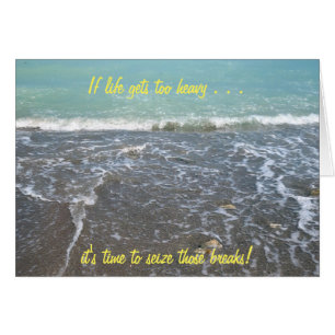 Als het leven te zwaar wordt Inspirerend Kaart (2b