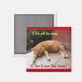 Als het leven te zwaar wordt Inspirerend Magnet (k (Voorkant / Achterkant)