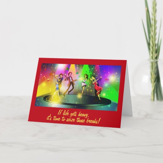 Als het leven zwaar Inspirerend Kaart wordt (1) (Voorkant)