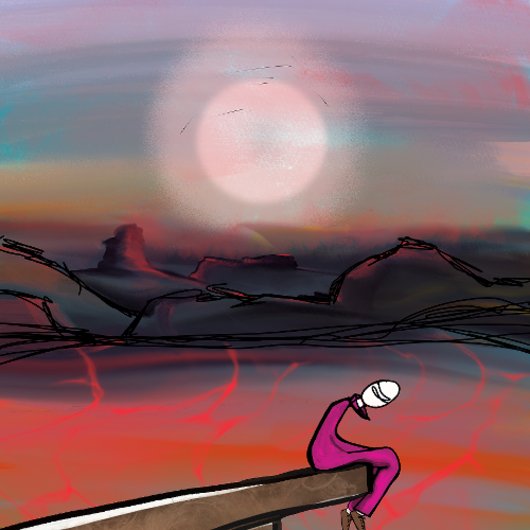 Als het leven zwaar wordt Tri-Blend shirt