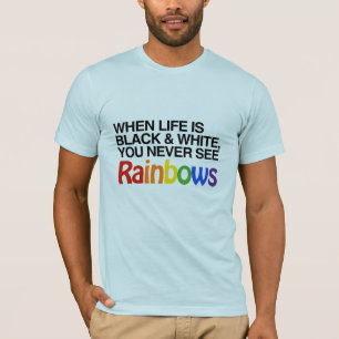 ALS HET LEVEN ZWART EN WIT IS -.png T-shirt