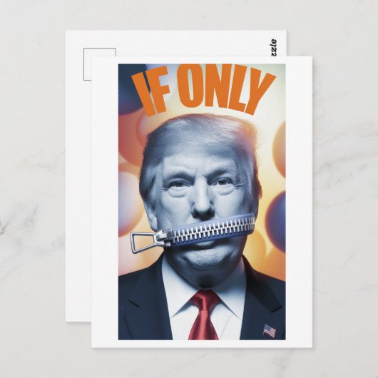 Als het maar lippen zijn briefkaart (Voorkant / Achterkant)