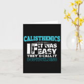 Als het makkelijk was, zouden ze het Bodybuilding  Kaart (Gele Bloem)