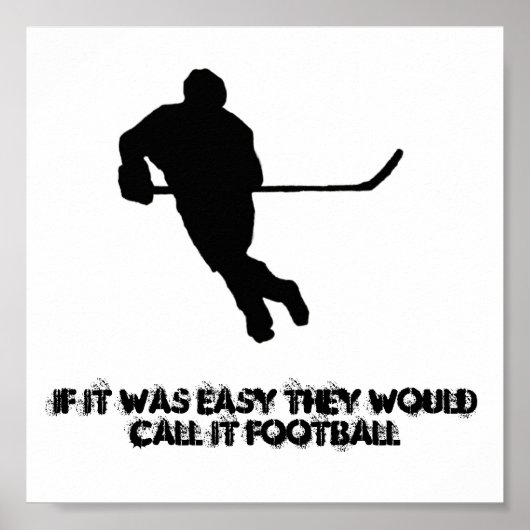 Als het makkelijk was, zouden ze het Football noem Poster (Voorkant)