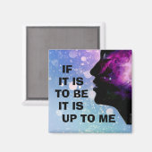 "Als het moet... is het aan mij" Magneet (Voorkant / Achterkant)