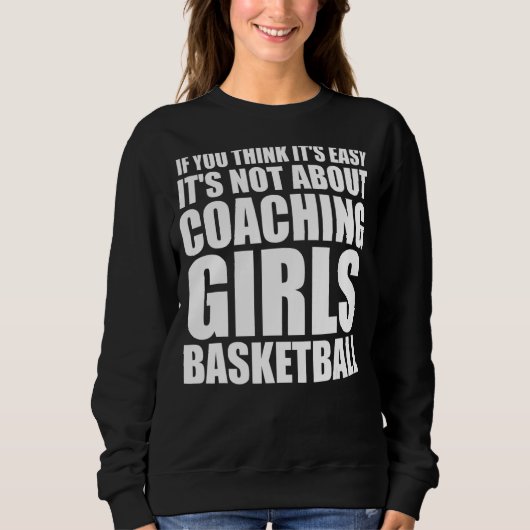Als het niet gaat over het coachen van de Basketba Trui (Voorkant)