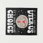 Als het niet je baarmoeder is, is het niet jouw ke wandkleed (Voorkant (horizontaal))