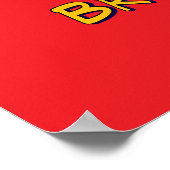 Als het niet kapot is, breek het dan niet rood poster (Hoek)