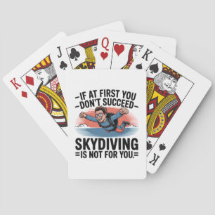 Als het niet lukt, sla springen dan over pokerkaarten