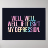 Als het niet mijn depressie is poster (Voorkant)
