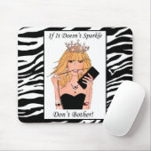 Als het niet opwindt - Bander niet!" Muismat (Met muis)