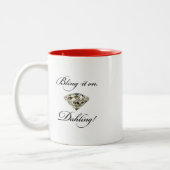 Als het niet opwindt - Bander niet!" Two-Tone Co Tweekleurige Koffiemok (Links)