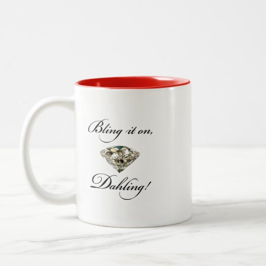 Als het niet opwindt - Bander niet!" Two-Tone Co Tweekleurige Koffiemok (Links)