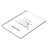 Als het niet past, notitieboek (Linkerzijde)