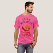 Als het niet pittig is, eet ik het niet Pepper Lov T-shirt (Voorkant volledig)